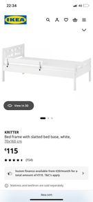 child's bed frame