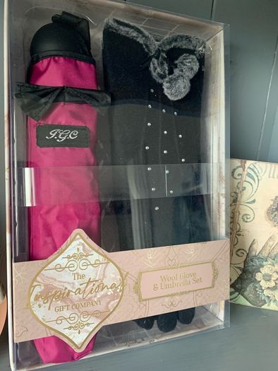 Wool Glove & Umbrella Giftset