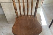 1 x Sturdy Wooden Kitchen Dining Chair - Can Deliver