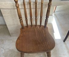 1 x Sturdy Wooden Kitchen Dining Chair - Can Deliver