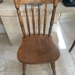 1 x Sturdy Wooden Kitchen Dining Chair - Can Deliver