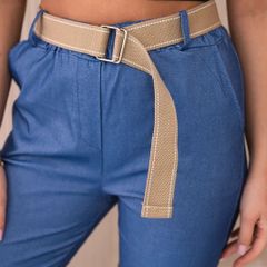trousers with belt fit sm-m-l made in Italy
