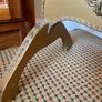 Late 19th-century oval cheval free-standing dressing mirror. Image 3