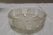 Vintage glass trinket dish star