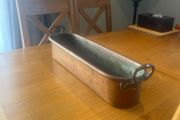 Antique Copper Fish Kettle / Planter