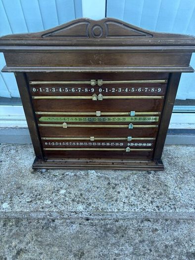 Vintage Snooker Scoreboard