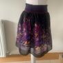 Black & Purple mini skirt. Size S Image 2