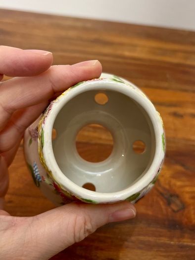 Vintage Ceramic Candle Shade