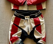 Alpinestars motorbike leather suit