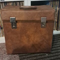 vinyl records in case
