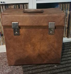 vinyl records in case