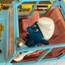 Smurf Lamborghini Cheetah scale 1/24 Rare Burago Image 8