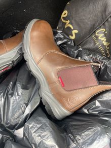 Genuine red back work boots steel toe
