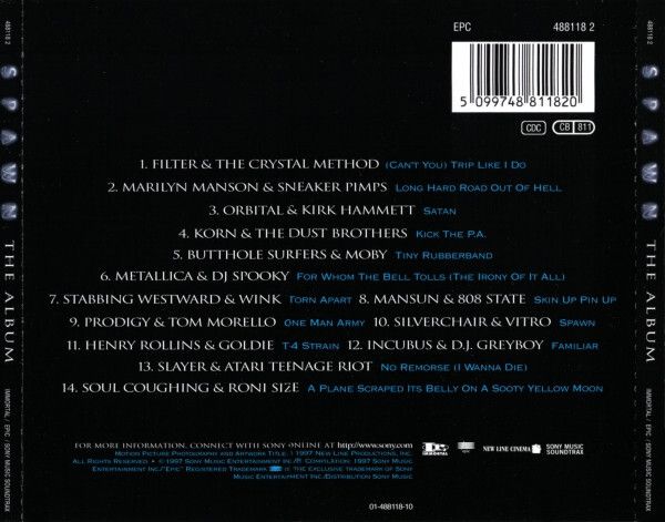 Various "Spawn (The Album)" CD Album Movie Soundtrack