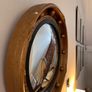Antique convex mirror Image 4