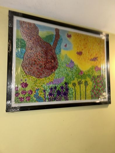 Modern Art high quality archival Giclee print "The Cats Back"