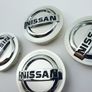 4 x Silver wheel caps NISSAN 60mm  hub 60 Juke Micra Note and others models Image 6