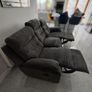 DFS 3 seater manual recliner sofa Image 2