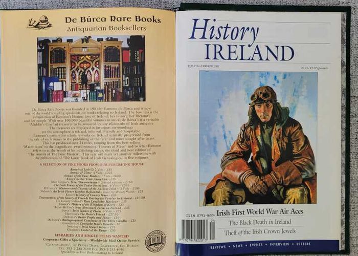 History Ireland Magazine 12 Issues 1999 to 2001 with Official Binder
