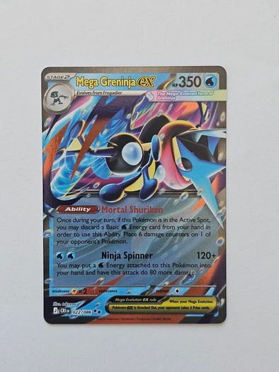 Mega Greninja ex 022/086 Double Rare Pokemon Chaos Rising