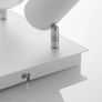 White GU10 Ceiling Light Four Bulb Image 6