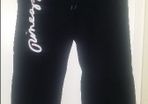 Black Pineapple tracksuit bottoms short length size UK18 EU46 Postage included
