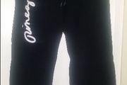 Black Pineapple tracksuit bottoms short length size UK18 EU46 Postage included