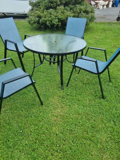 Garden table and chairs