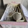 Hessy silver fine shimmer by rainbow club silver sparkling ballerinas size UK 3  EU 36.5 & UK 4 EU 37 Image 2