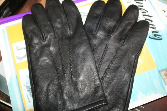 Men's Designer Genuine Leather Winter Warm Driving Gloves