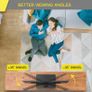 Universal Swivel TV Stand,Table Top TV Stand for Most 32''-60'' LCD LED OLED TVs, Height Adjustable TV Base Stand, Holds up to 88 pounds, Max VESA 400x400mm (FREE POSTAGE) Image 2