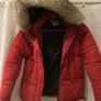 SIKSILK Red Jacket with Fur Hood Image 5