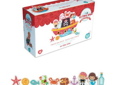 Le Toy Van Pirate Balance Rock and Stack