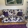 Two three seater sofa and two wingback chairs Image 2