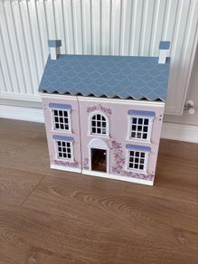 wooden dollhouse