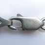 Vintage Sterling Silver 925 Heavy Rolo chain. Length 17" Weight 18,26g. Good quality. C1990s. Hallmark 925 Image 7