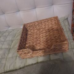 wicker napkin holder