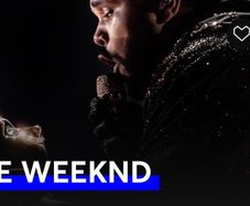 2 x standing tickets for The Weekend  (gold circle)