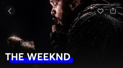 2 x standing tickets for The Weekend  (gold circle)