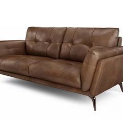3-seater leather sofa