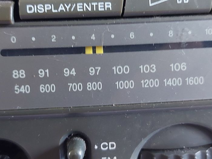 SONY CD Radio Cassette-Corder, Model No. CFD-V24, All working fine and in very good condition for its age
