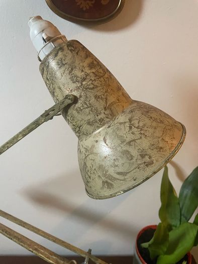 Vintage 1930s Herbert Terry Anglepoise 1227 Lamp Rare Scumble Glaze Finish