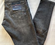 BNWT Tommy Hilfiger Mens Grey TH Flex Extra Slim Fit Layton Jeans 32/32