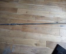 Silver curtain pole