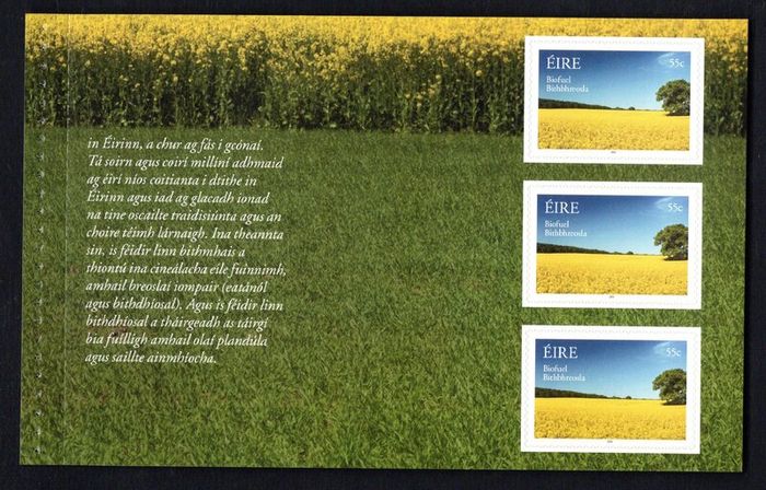2011 Ireland Renewable Energy Prestige Commemorative Stamp Booklet Mint Never Hinged (MNH). Scans of contents show in advert.
