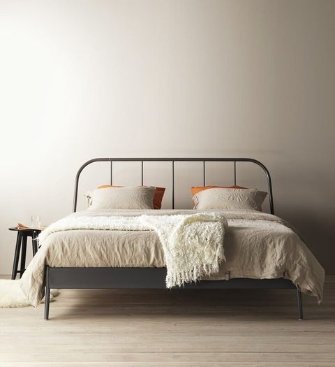 double bed frame metal ikea