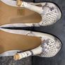 Grey Suede/Snakeskin Heels Image 4