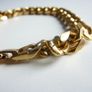 Vintage heavy 18ct gold plated men's bracelet Image 6