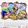 Cartoon Wall Stickers For Kids Room, Children Bedroom, Wall Decoration, Door, Window Sticker Image 2