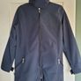 Maternity and babywearing softshell jacket (front babywearing only) - dark blue Image 2